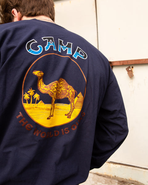 Camel Long-Sleeve Navy