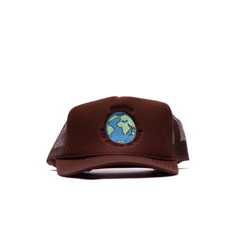 World Trucker Hat Brown
