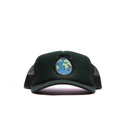 World Trucker Hat Green