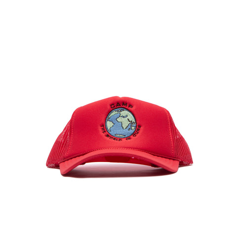 World Trucker Hat Red