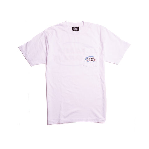 Pre-Game Pocket Tee White